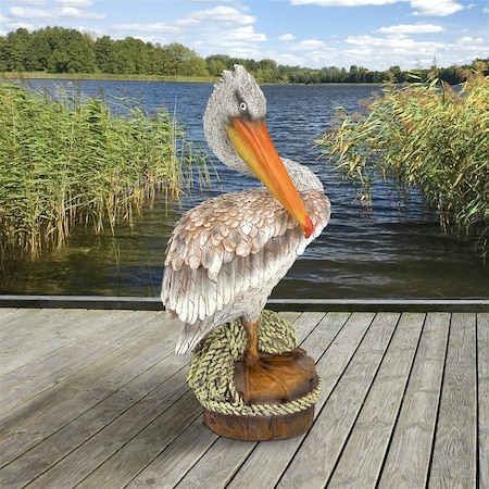 Design Toscano Ocean Side Pier 51 Pelican Statue QM205301